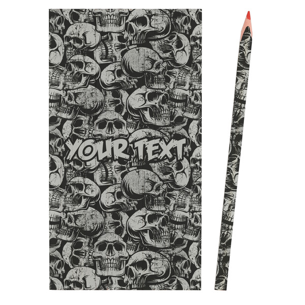 Skulls Colored Pencils - Front View