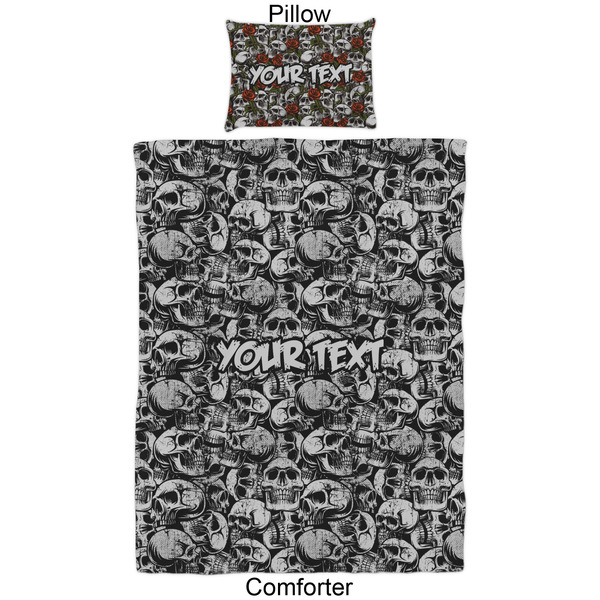 Skulls Comforter Set - Twin - Approval