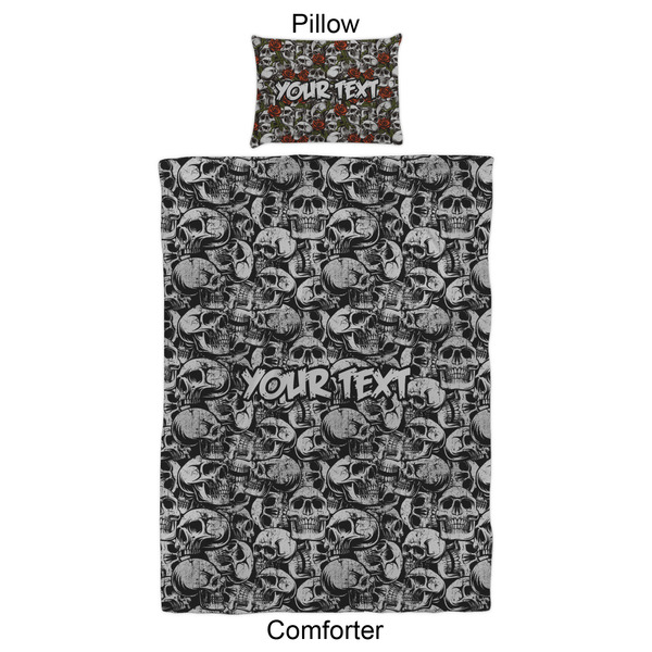 Skulls Comforter Set - Twin XL - Approval