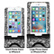 Skulls Compare Phone Stand Sizes - with iPhones