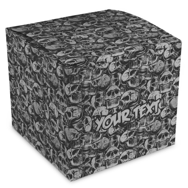 Custom Skulls Cube Favor Gift Boxes (Personalized)