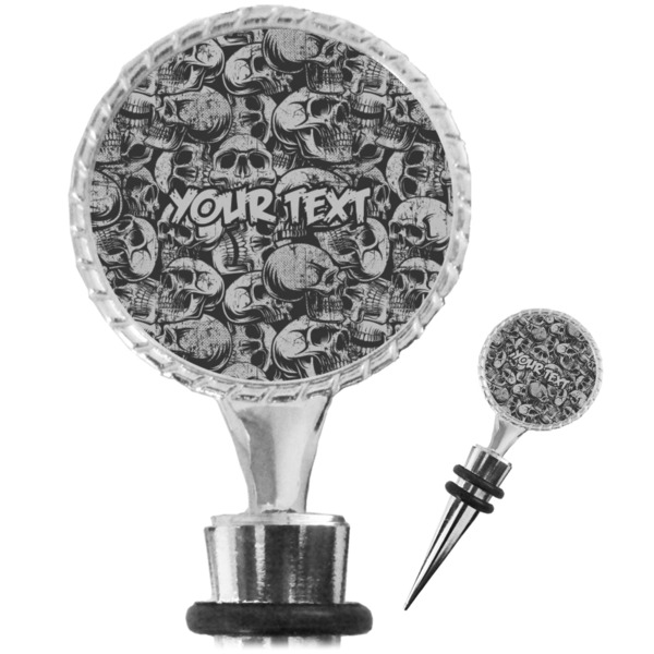 Custom Skulls Wine Bottle Stopper (Personalized)