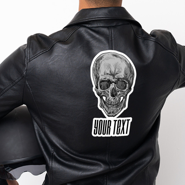 Skulls Custom Shape Iron On Patches - XXXL - APPROVAL