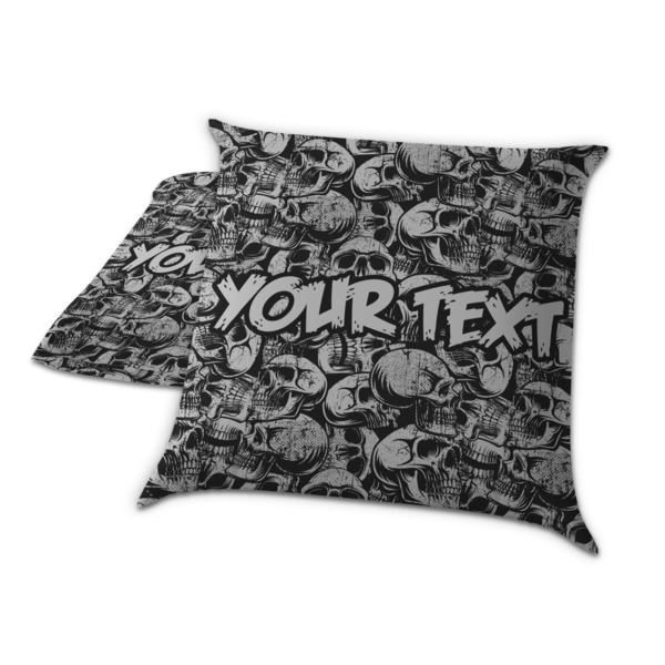 Skulls Decorative Pillow Case - TWO