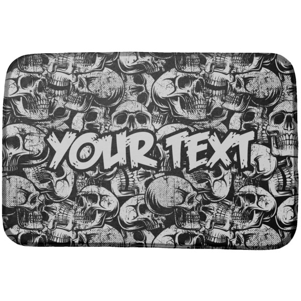 Custom Skulls Dish Drying Mat (Personalized)