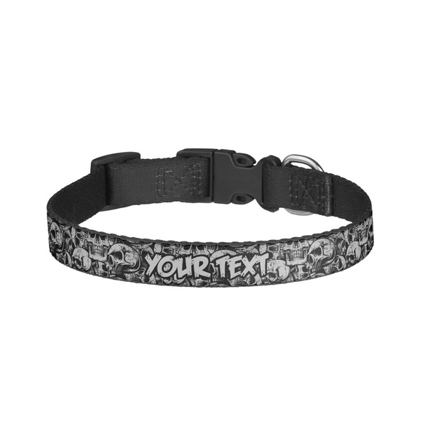 Custom Skulls Dog Collar - Small (Personalized)