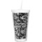 Skulls Double Wall Tumbler with Straw (Personalized)