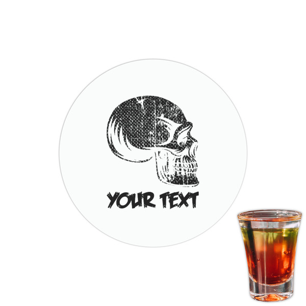 Custom Skulls Printed Drink Topper - 1.5" (Personalized)