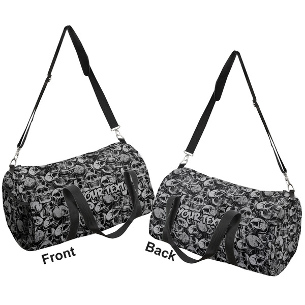 Skulls Duffle bag large front and back sides