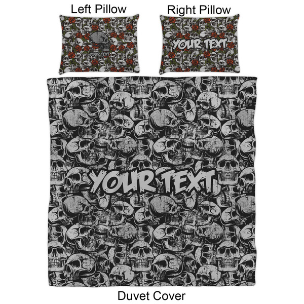 Skulls Duvet Cover Set - Queen - Approval