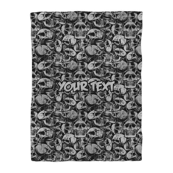 Skulls Duvet Cover - Twin XL - Front
