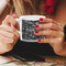 Skulls Espresso Cup - 6oz (Double Shot) LIFESTYLE (Woman hands cropped)