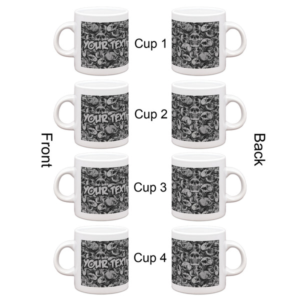 Skulls Espresso Cup Set of 4 - Apvl
