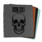 Skulls Leather Binder - 1" (Personalized)