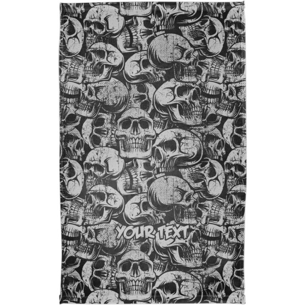 Skulls Finger Tip Towel - Full View