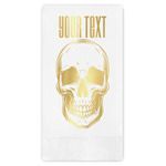 Skulls Guest Napkins - Foil Stamped (Personalized)