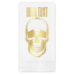 Skulls Guest Napkins - Foil Stamped (Personalized)
