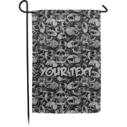 Skulls Small Garden Flag - Double Sided w/ Name or Text