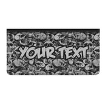 Skulls Genuine Leather Checkbook Cover (Personalized)