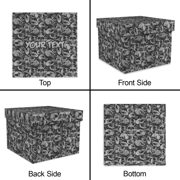 Skulls Gift Boxes with Lid - Canvas Wrapped - XX-Large - Approval
