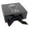 Skulls Gift Boxes with Magnetic Lid - Black - Front (angle)