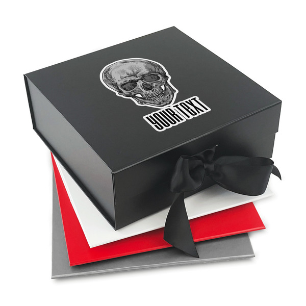 Custom Skulls Gift Box with Magnetic Lid (Personalized)