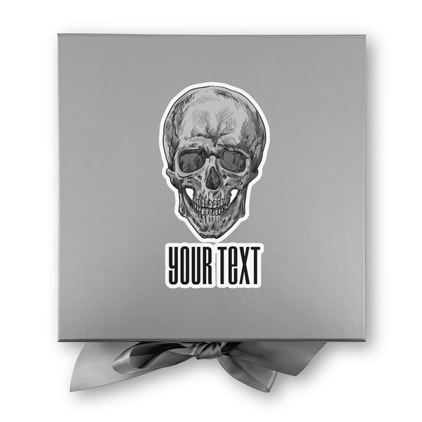 Skulls Gift Boxes with Magnetic Lid - Silver - Approval