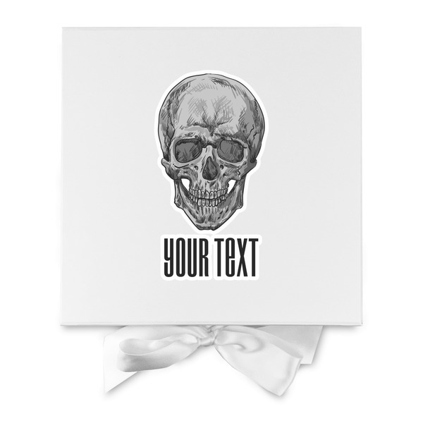 Skulls Gift Boxes with Magnetic Lid - White - Approval