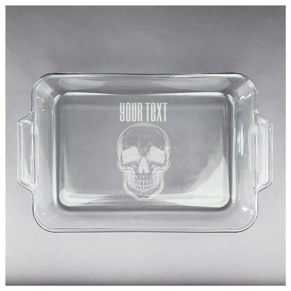 Skulls Glass Baking Dish - APPROVAL (13x9)