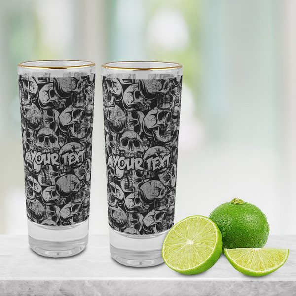 Skulls Glass Shot Glass - 2 oz - LIFESTYLE