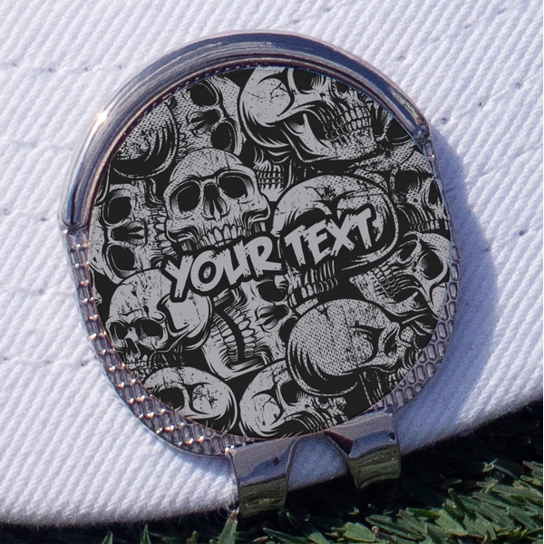 Custom Skulls Golf Ball Marker - Hat Clip