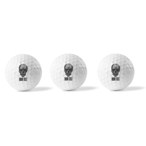 Skulls Golf Balls - Generic - Set of 3 - APPROVAL
