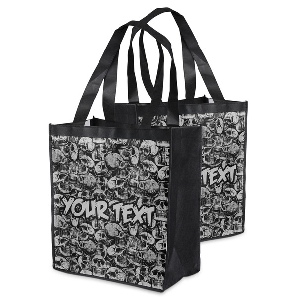 Skulls Grocery Bag - MAIN