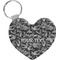 Skulls Heart Keychain (Personalized)