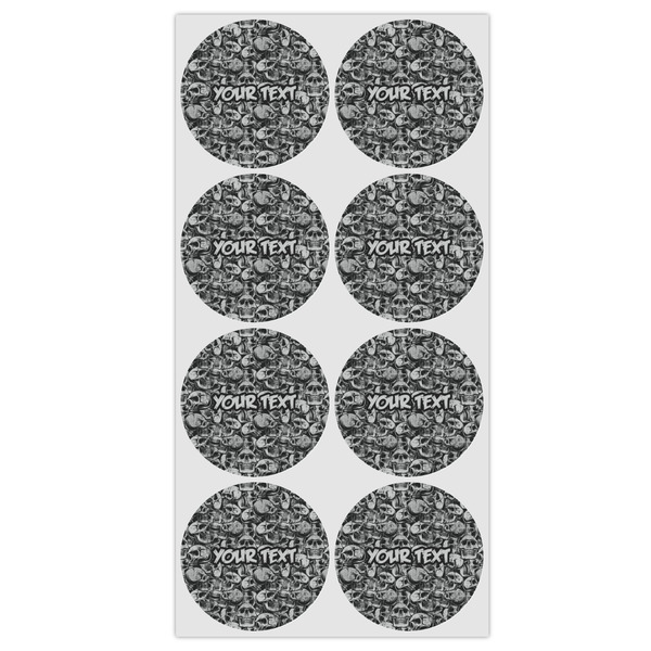 Skulls Icing Circle - Medium - Set of 8