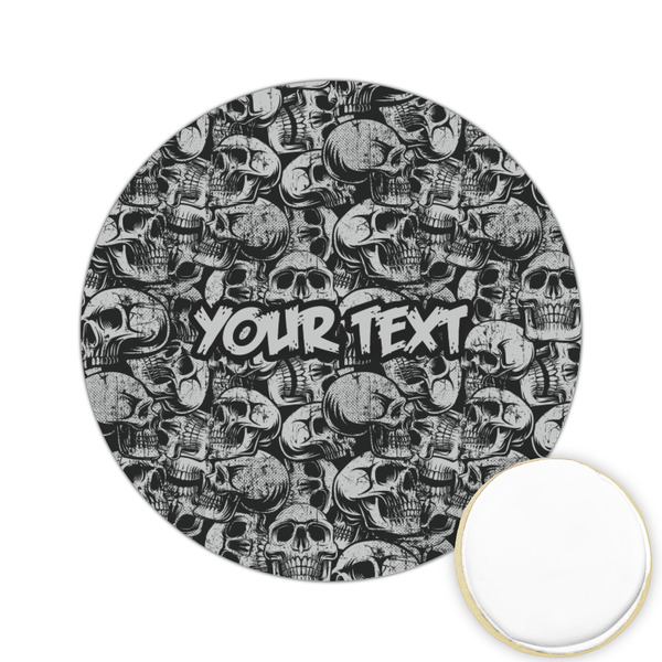 Custom Skulls Printed Cookie Topper - 2.15" (Personalized)