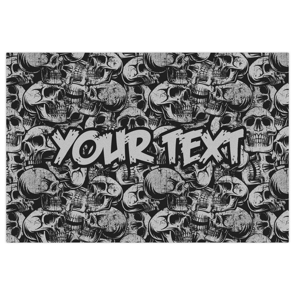 Skulls Indoor / Outdoor Rug - 2'x3' - Front Flat
