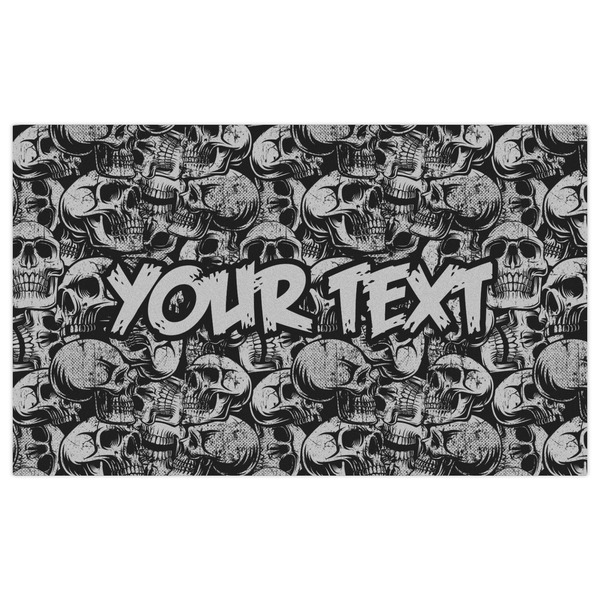 Skulls Indoor / Outdoor Rug - 3'x5' - Front Flat