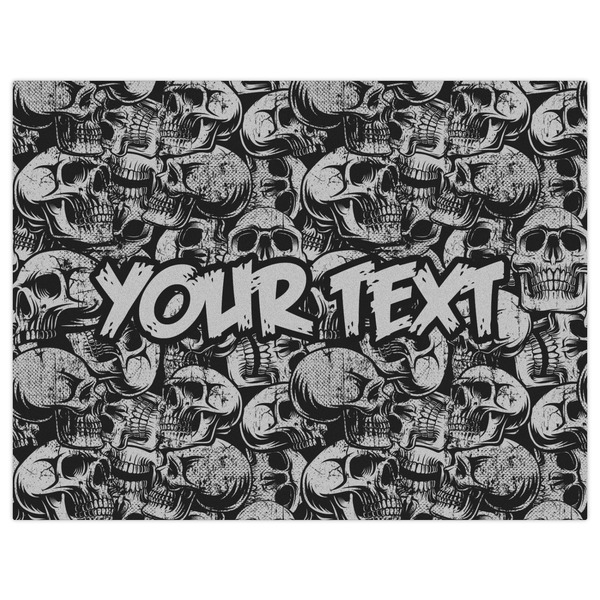 Skulls Indoor / Outdoor Rug - 6'x8' - Front Flat