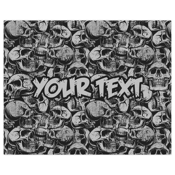 Skulls Indoor / Outdoor Rug - 8'x10' - Front Flat