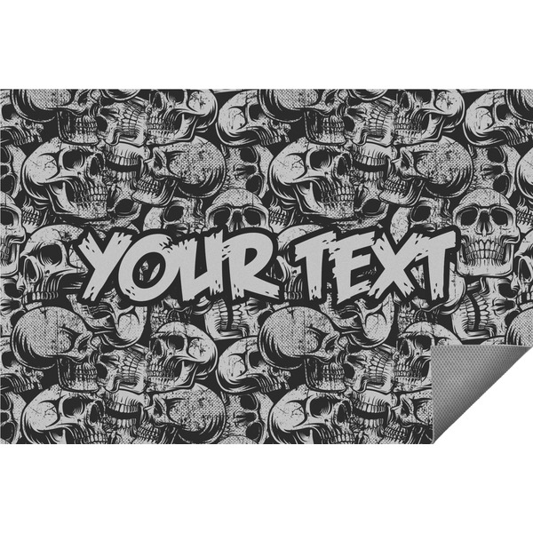 Custom Skulls Indoor / Outdoor Rug - 3'x5' (Personalized)