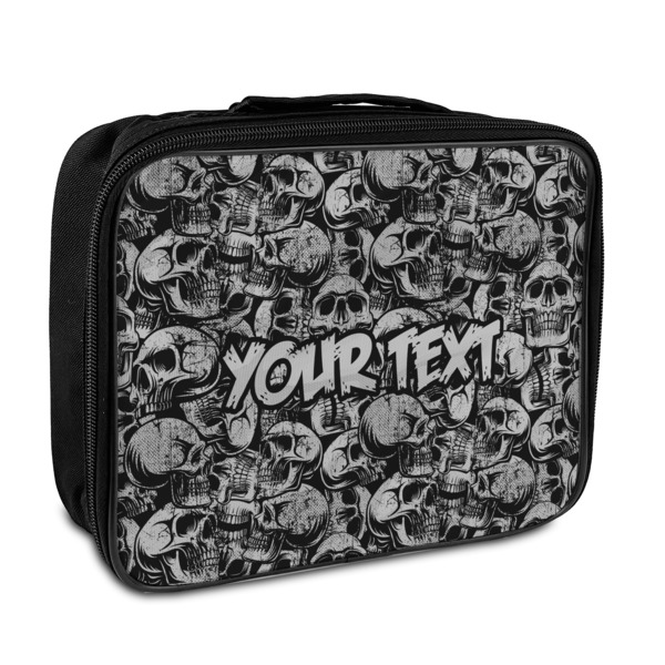 Custom Skulls Insulated Lunch Bag (Personalized)