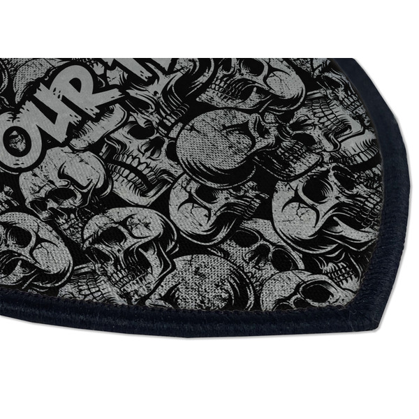 Skulls Iron on Shield 3 Detail