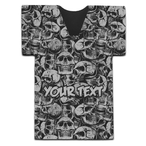 Skulls Jersey Bottle Cooler - Set of 4 - FRONT (flat)