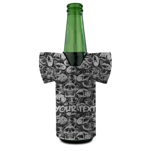 Skulls Jersey Bottle Cooler - Set of 4 - FRONT (on bottle)