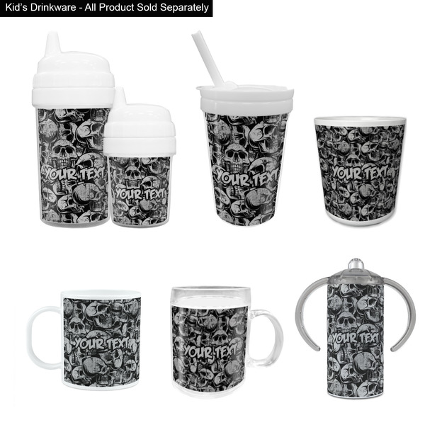 Skulls Kid's Drinkware - Customized & Personalized
