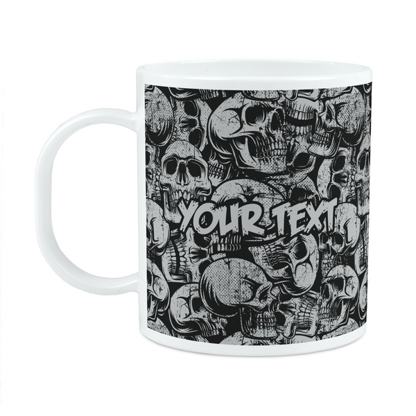 Custom Skulls Plastic Kids Mug (Personalized)