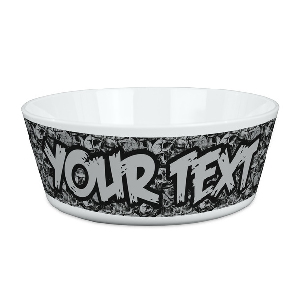 Custom Skulls Kid's Bowl (Personalized)
