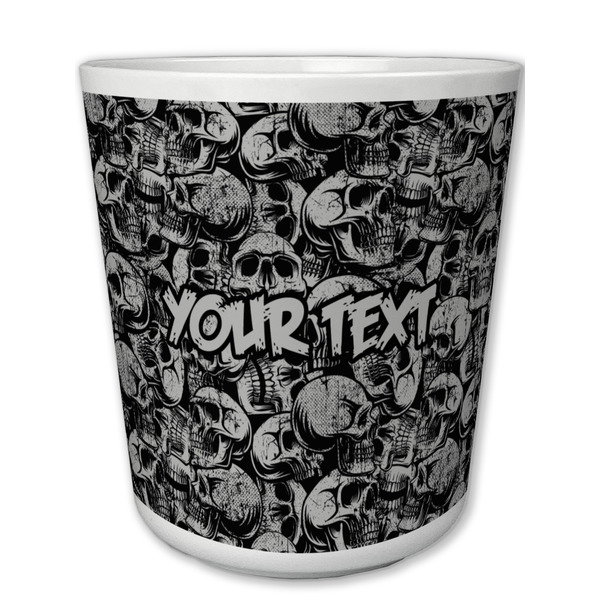 Custom Skulls Plastic Tumbler 6oz (Personalized)