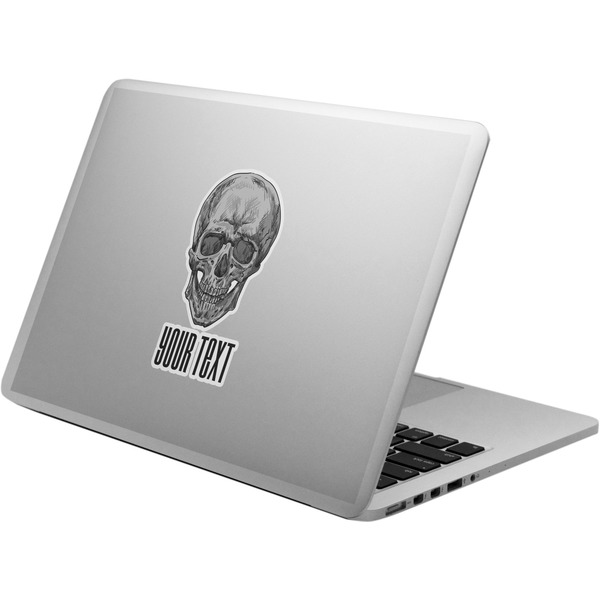 Custom Skulls Laptop Decal (Personalized)